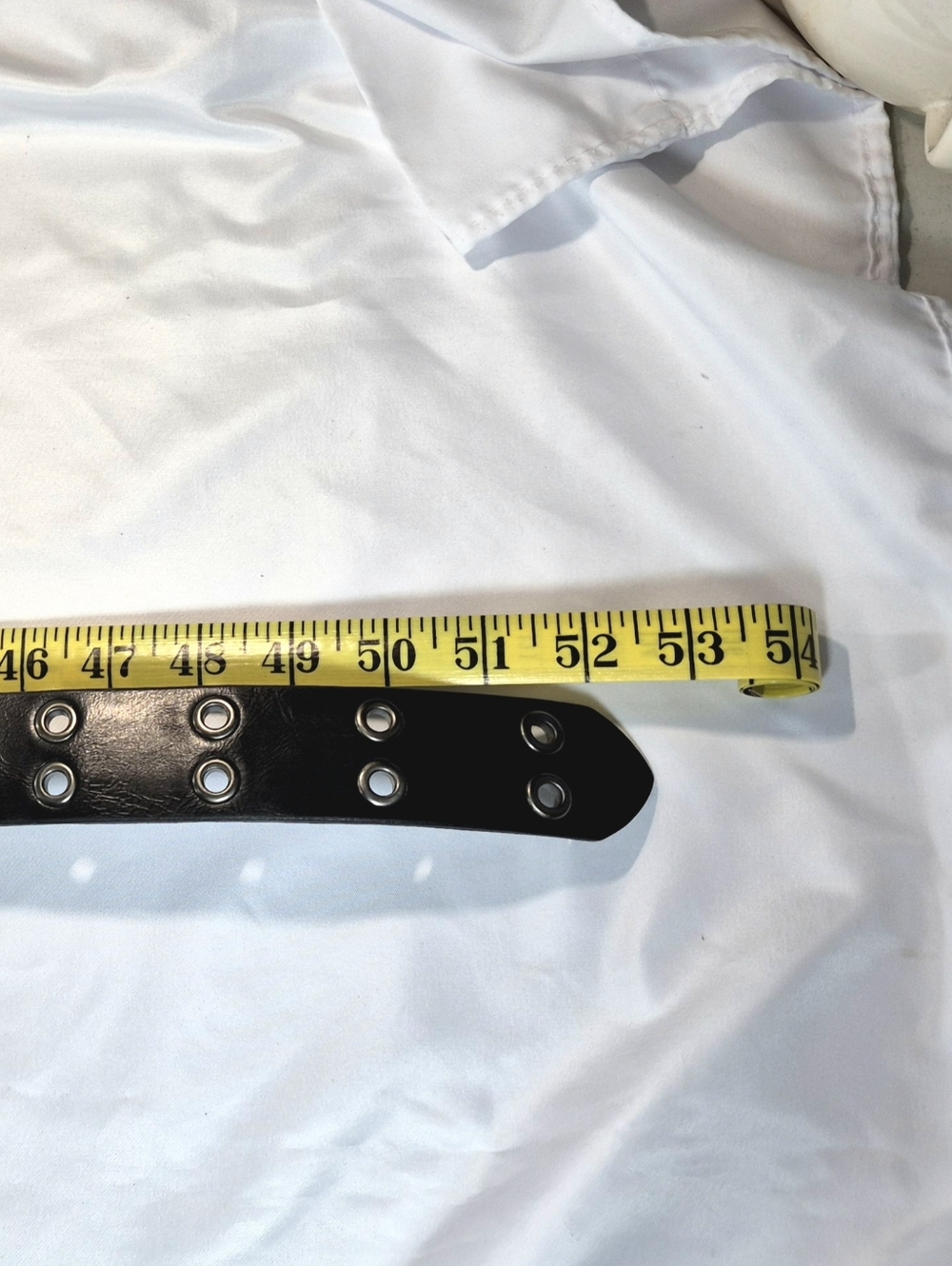 NWOT Black Double Grommet Belt Alternative Punk Grunge Moto Biker Y2k Unisex - Picture 9 of 13